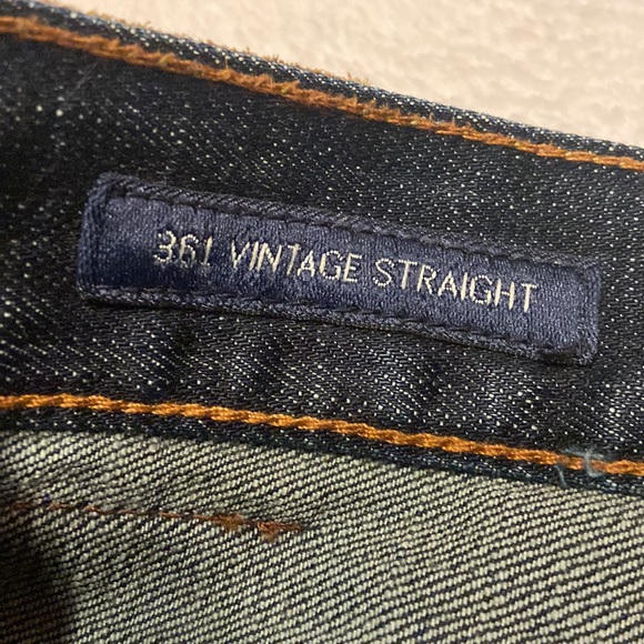 LUCKY BRAND 361 Vintage Straight W40 L34 Blue Jeans - Picture 3 of 8